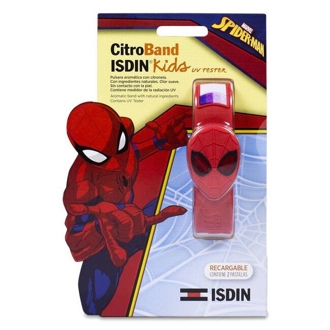 Isdin Kids Citroband Spiderman con UV Tester