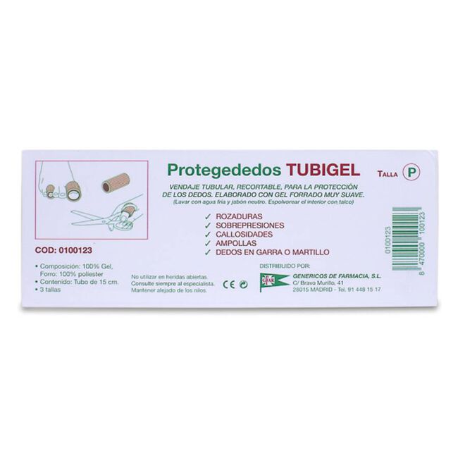 Tubigel Protegededos Talla Pequeña, 1 Tubo image number null