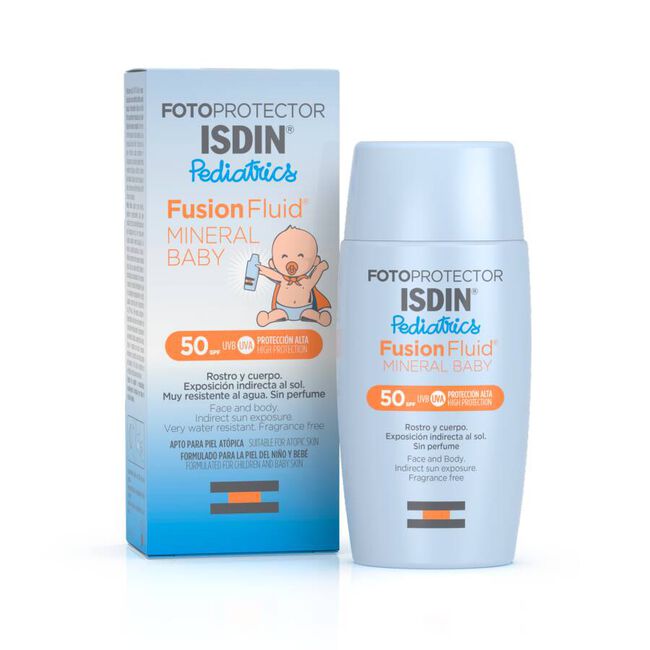 Isdin Fotoprotector Pediatrics Fusion Fluid SPF 50 Mineral Baby, 50 ml
