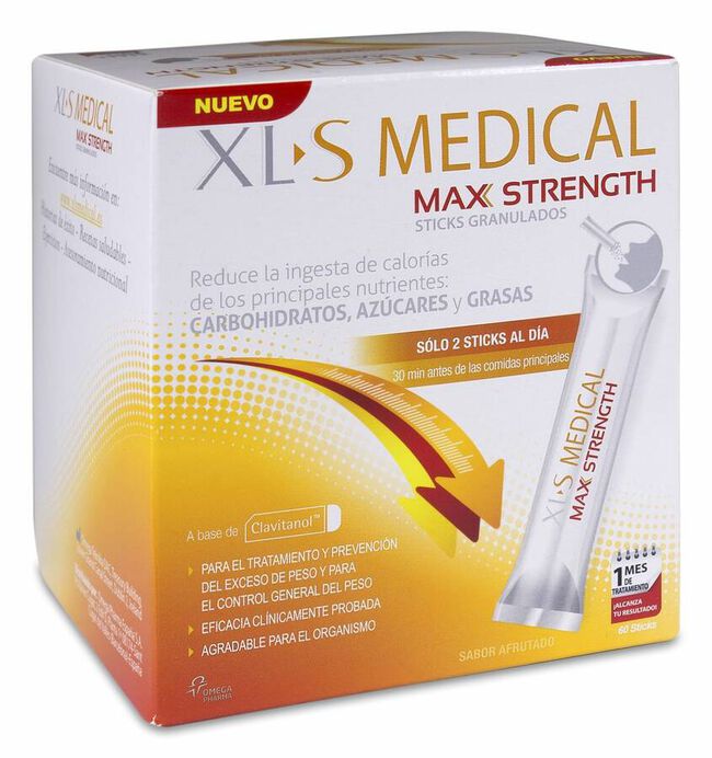 XLS Medical Max Strenght Sticks, 60 Uds