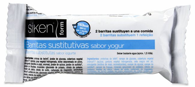 Siken Barritas Sabor Yogur, 24 Unidades