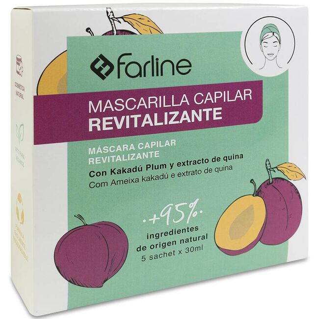 Farline Mascarilla Capilar Revitalizante 5 Sachet, 30 ml