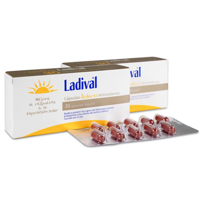 Duplo Ladival Cápsulas Solares Antioxidantes, 2 x 30 Cápsulas