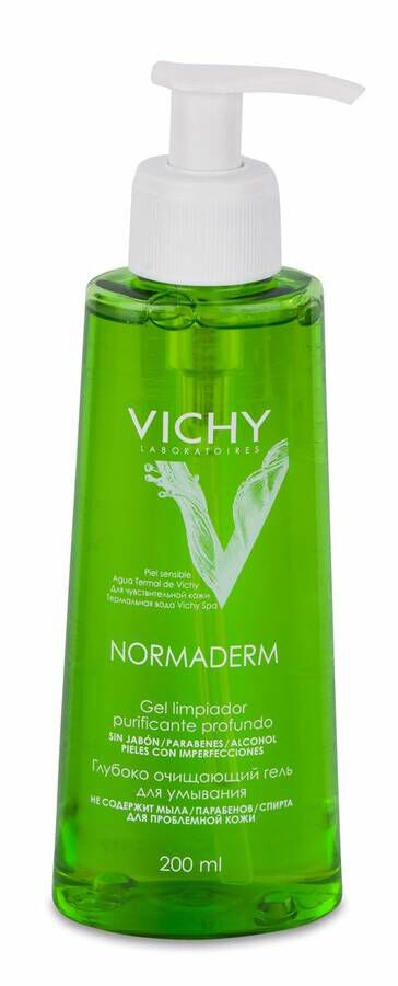 Vichy Normaderm Gel Limpiador Purificante, 200 ml