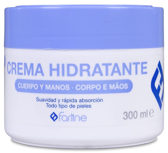 Farline Crema Hidratante para Cuerpo y Manos, 300 ml