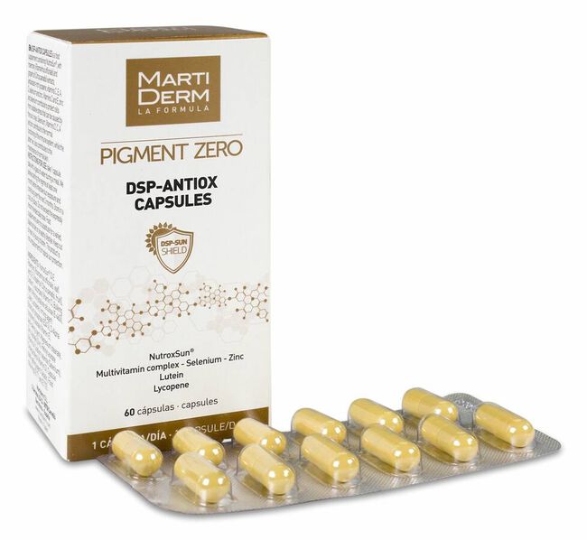 Martiderm Pigment Zero DSP-Antiox, 60 Cápsulas 