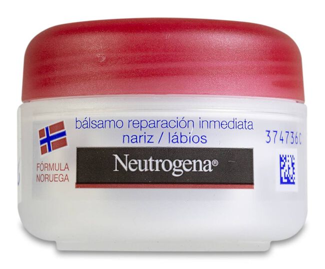 Neutrogena Bálsamo Reparación Inmediata Nariz y Labios, 15 ml