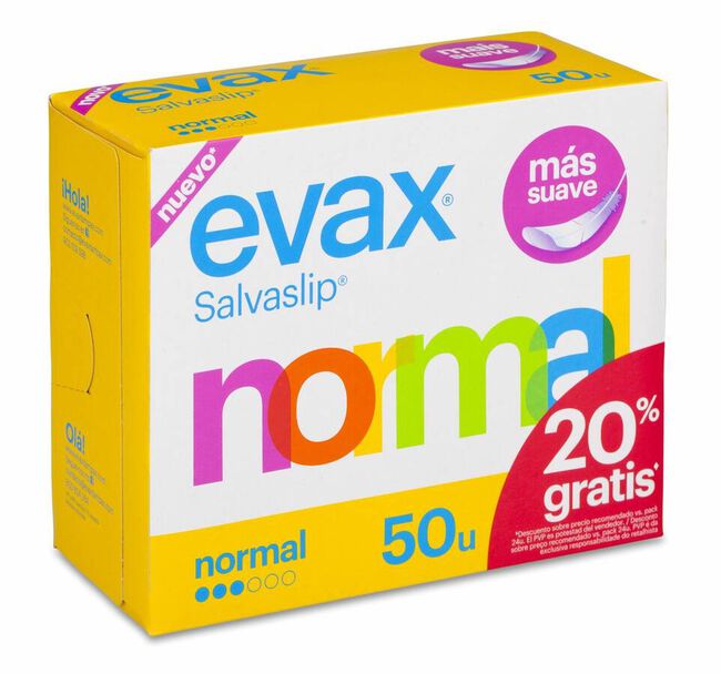 Evax Salvaslip Normal, 50 Uds