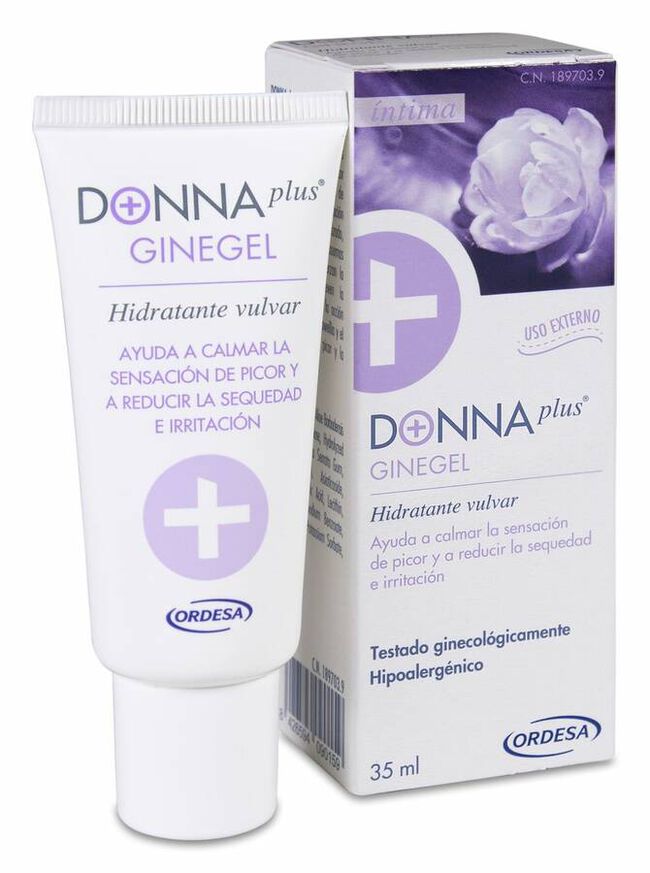 DonnaPlus+ Ginegel Gel Hidratante Vulvar, 35 ml