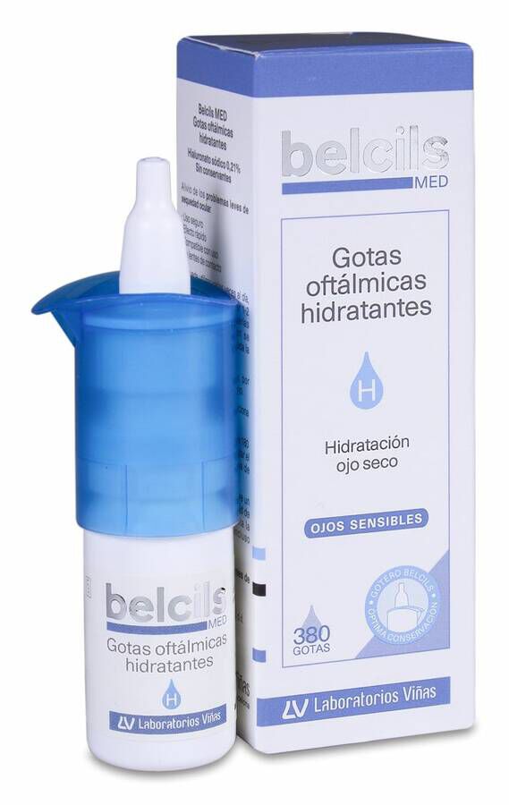 Belcils Med Gotas Oftálmicas Hidratantes, 10 ml