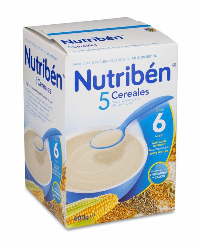 Nutribén 5 Cereales, 600 g