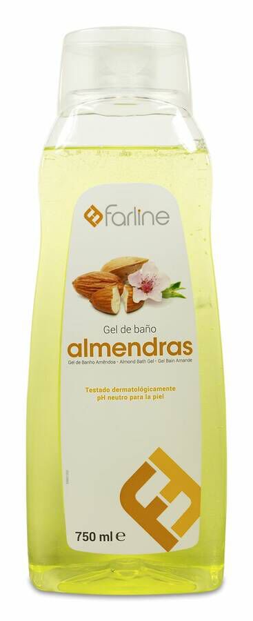 Farline Gel de Baño de Almendras, 750 ml