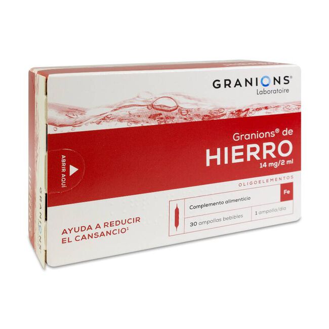 Granions Granions De Hierro, 30 Ampollas x 2 ml