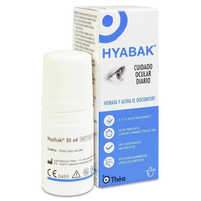 Hyabak Solución Hidratante Ocular, 10 ml image number null
