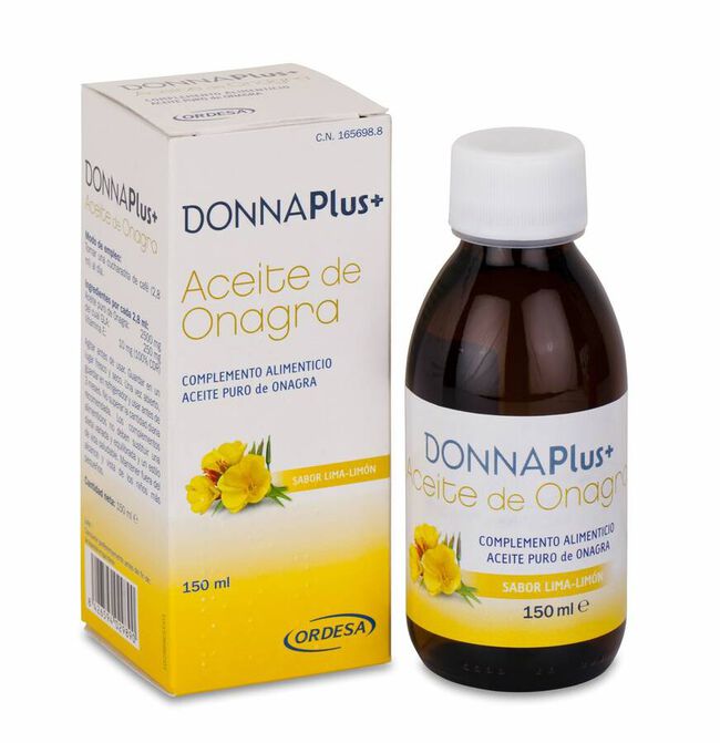 DonnaPlus+ Aceite de Onagra Líquido, 150 ml