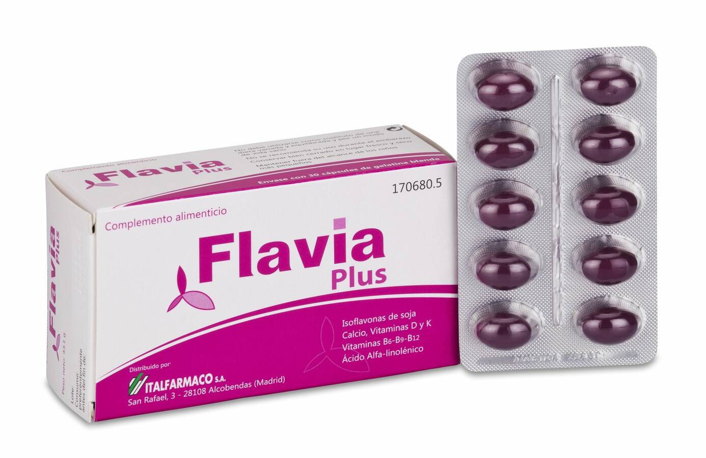Flavia Plus, 30 Cápsulas image number null