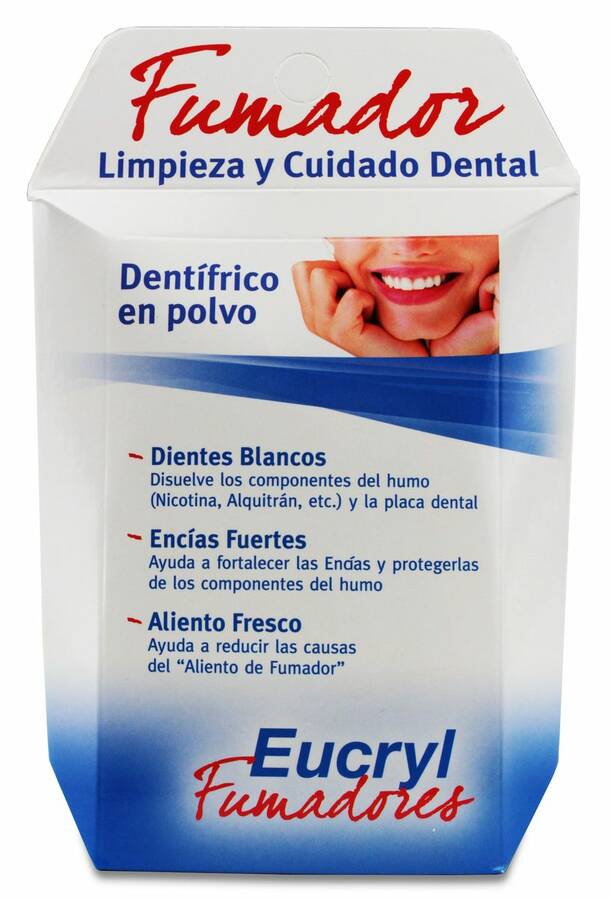Eucryl Fumadores Dentífrico en Polvo, 1 Ud image number null