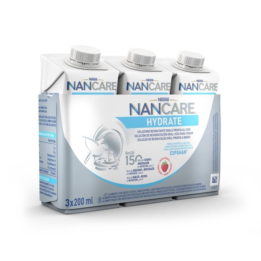 NAN Care Hydrate Líquido, 3 x 200 ml image number null