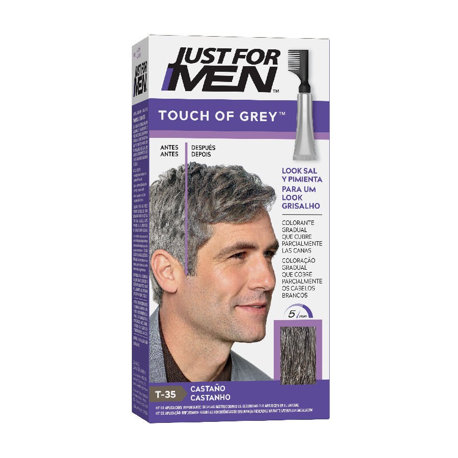 Just for Men Touch of Grey Castaños, 40 g image number null