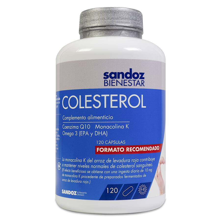 Sandoz Bienestar Colesterol, 120 Cápsulas image number null