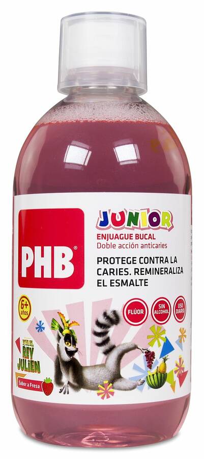 PHB Junior Enjuague Bucal, 500 ml image number null