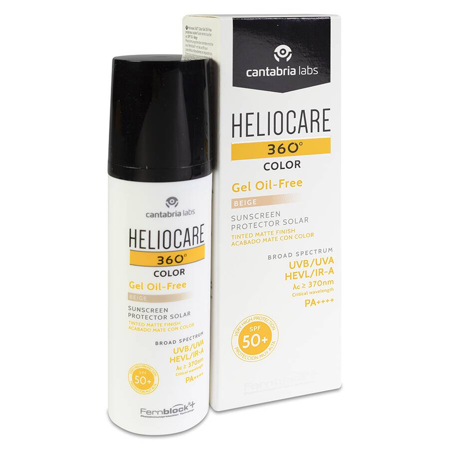 Heliocare 360º Gel Oil-free SPF 50+ Tono Beige, 50 ml image number null