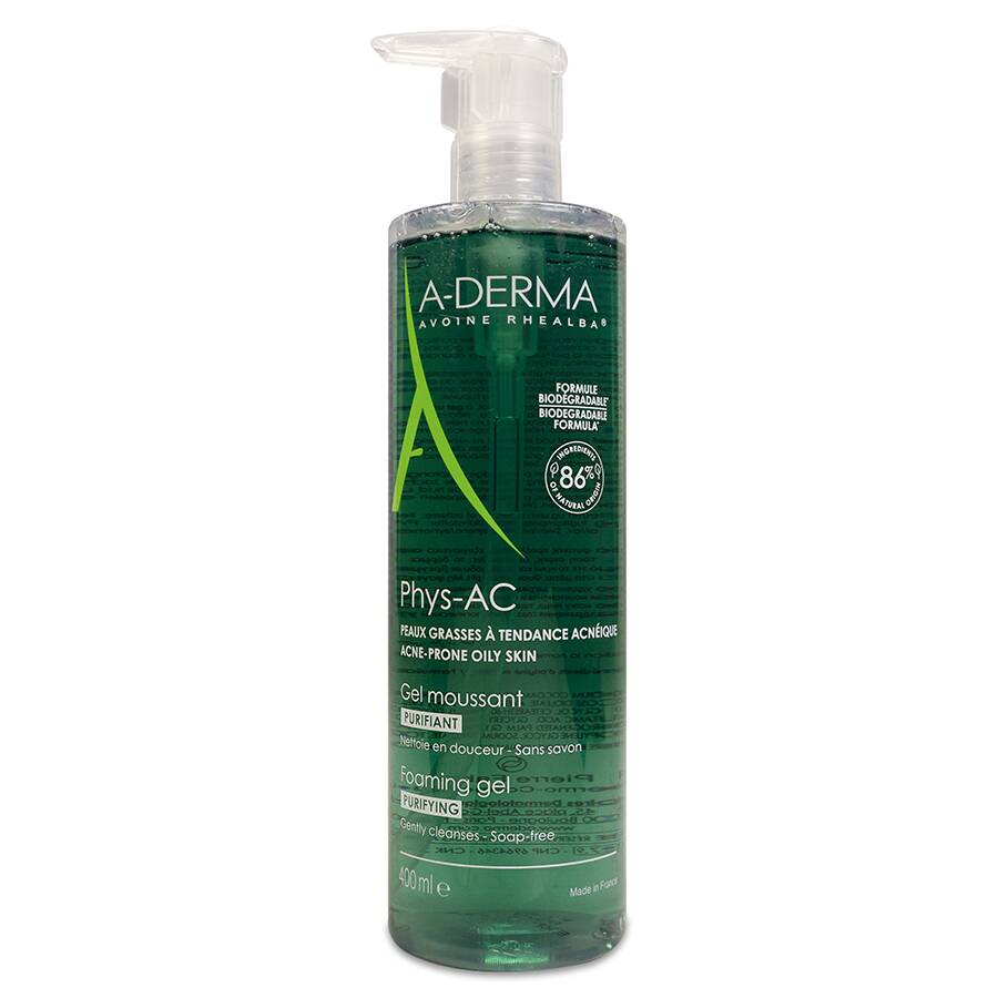 A-Derma Phys-AC Gel Limpiador, 400 ml image number null