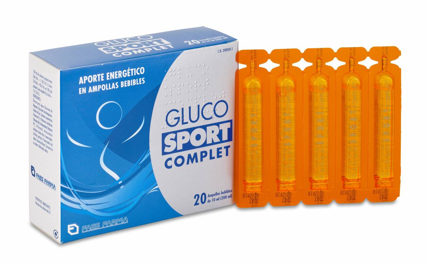 Glucosport Complet, 20 Ampollas image number null