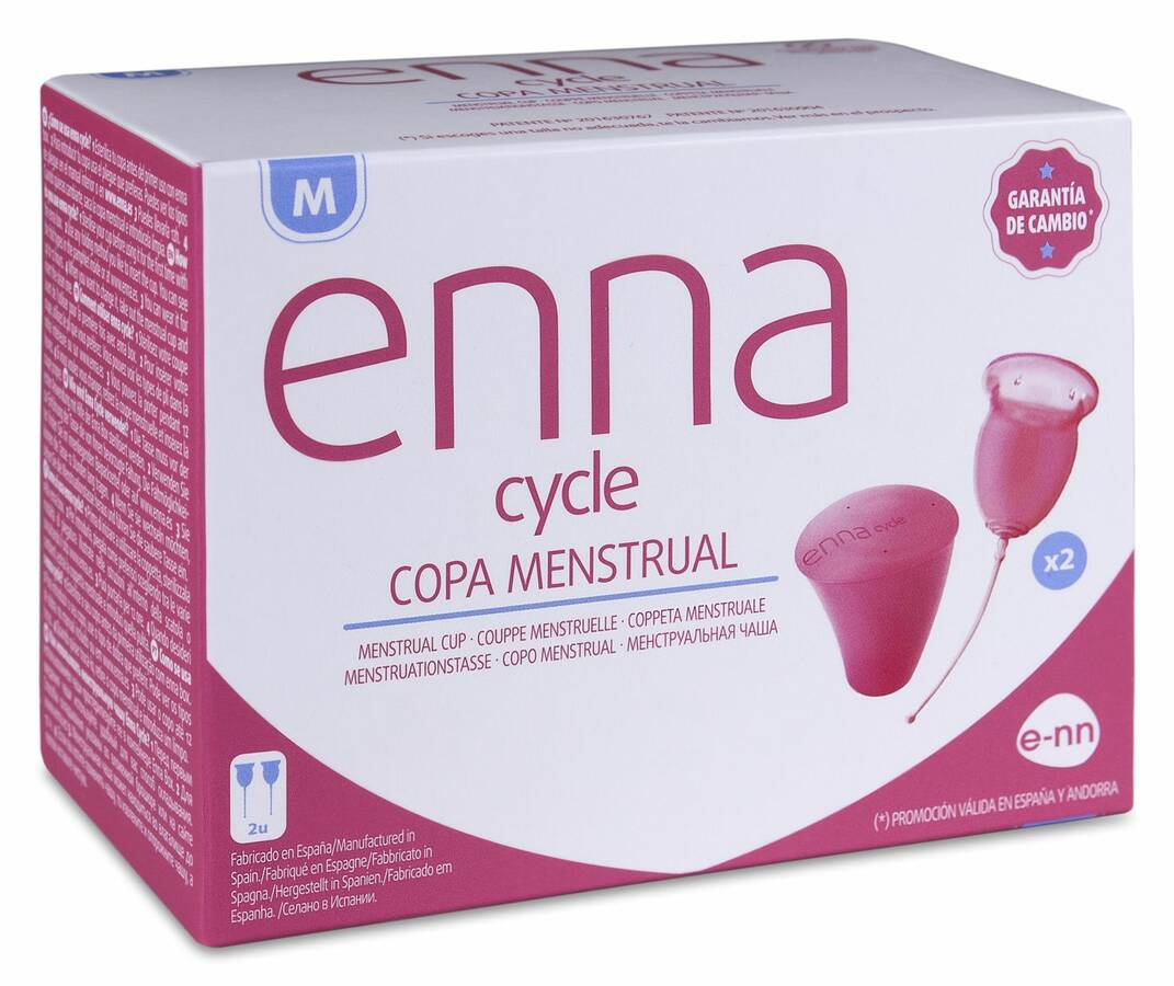Enna Cycle Copa Menstrual Talla M, 2 Uds image number null