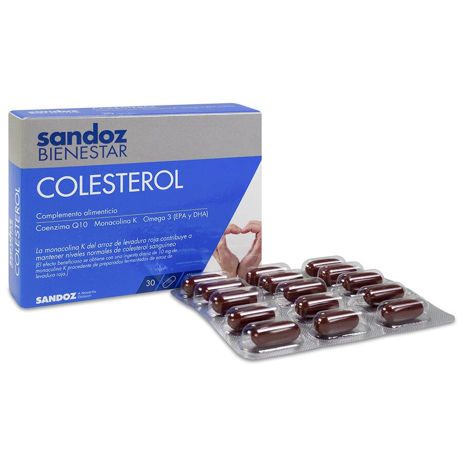 Sandoz Bienestar Colesterol, 30 Cápsulas image number null